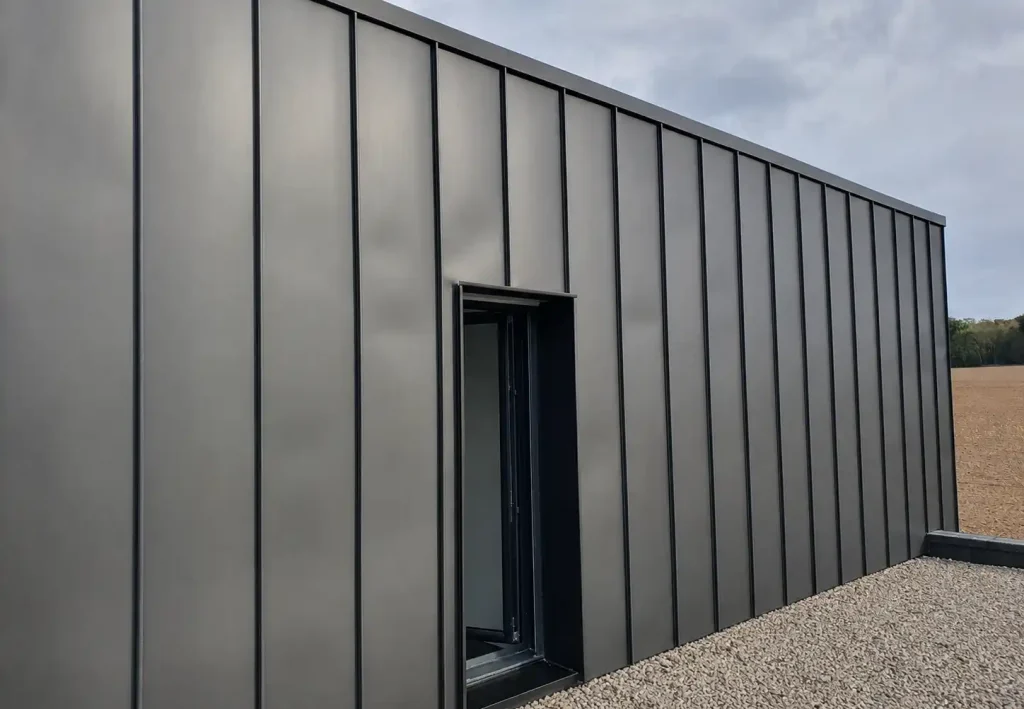 Bardage zinc